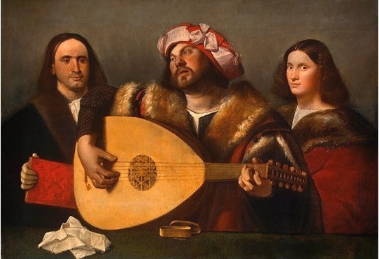 A Concert ca. 1518-1520 by Giovanni Cariani 1485-1547 National Gallery Washington DC